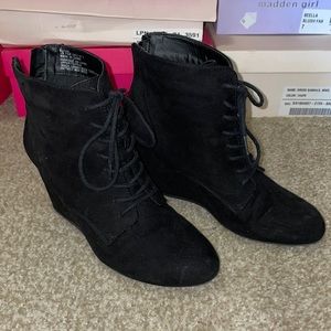 Just Fab - mini heel booties
